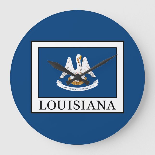 Louisiana Große Wanduhr (Vorderseite)