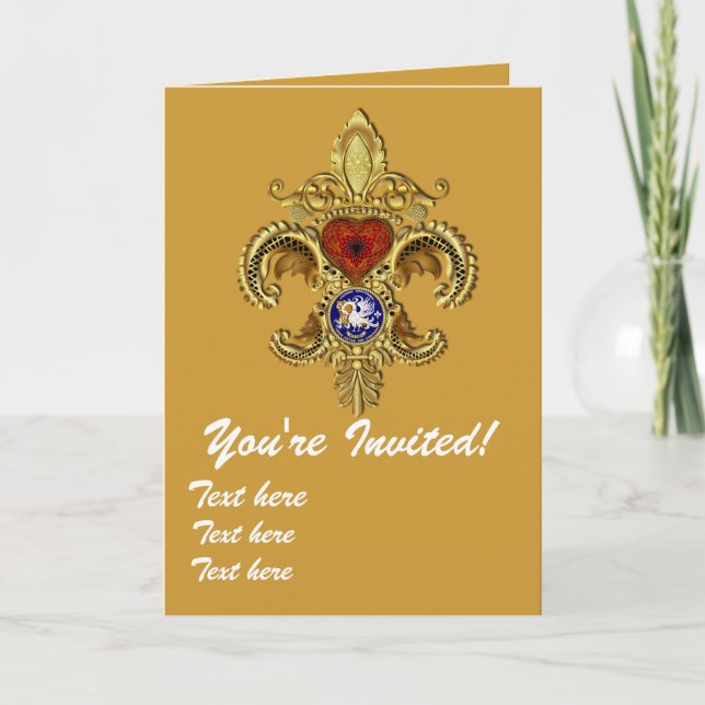 Louisiana Grußkarte über 50 Farben Einladung (Vorderseite)