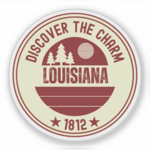 Louisiana Love - Cajun Country Geschenk  Aufkleber