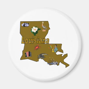 Louisiana-Magnet Magnet