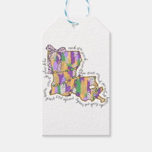Louisiana Mardi Gras Bourbon Street Carnival Geschenkanhänger