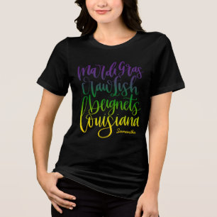 Louisiana Moderne Touristengewohnheit Tri-Blend Shirt