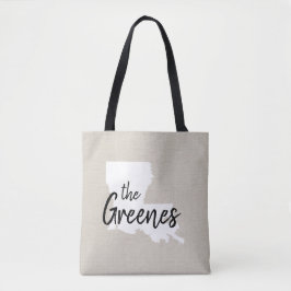 Louisiana Monogram Staaten Tote Bag Tasche