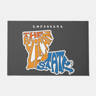 Louisiana Nickname Word Art Art Fußmatte