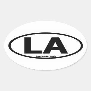 Louisiana-Oval-Aufkleber Ovaler Aufkleber