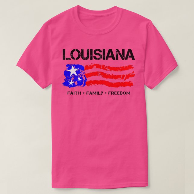 Louisiana Patriotic 1 T-Shirt (Design vorne)