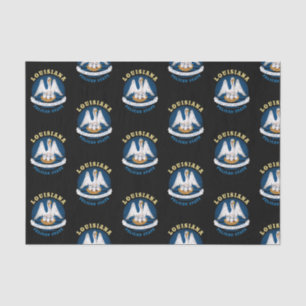 LOUISIANA PELICAN STAAT FLAG SEIDENPAPIER