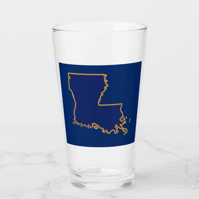 Louisiana Pint Glass Glas (Vorderseite)