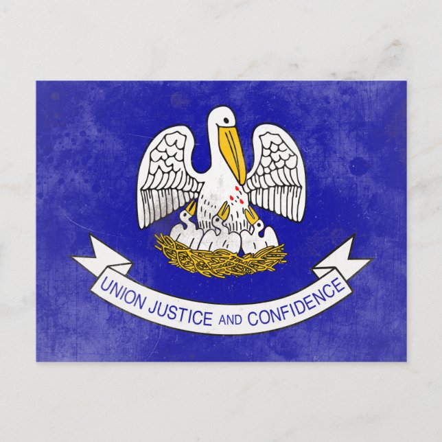 Louisiana Postkarte (Vorderseite)