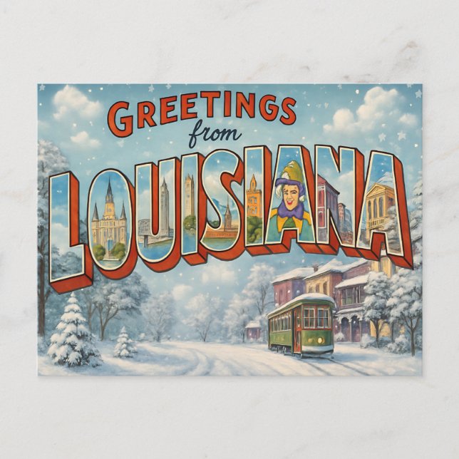 LOUISIANA Postkarte (Vorderseite)