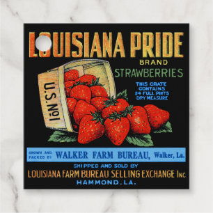 Louisiana Pride Strawberries Geschenkanhänger