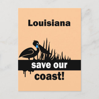 Louisiana rettete unsere Küste Postkarte