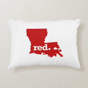LOUISIANA-ROT-STAAT ZIERKISSEN
