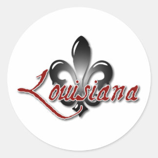 Louisiana Runder Aufkleber