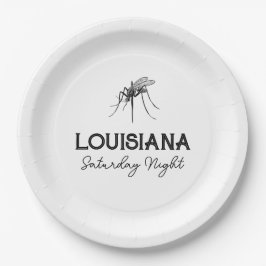 Louisiana Samstagabend Teller mit individuellem Pa