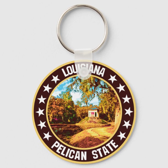 Louisiana Schlüsselanhänger (Vorderseite)