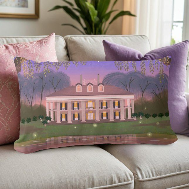 Louisiana Southern Mansion House Lila Lendenkissen (Von Creator hochgeladen)