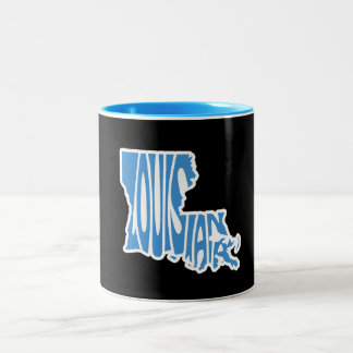 Louisiana Staat Form Tasse