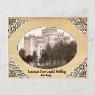 Louisiana Staat Hauptstadt Gebäude Alte Postkarte