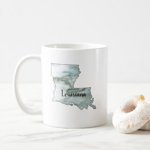 Louisiana Staat Illustration Kaffeetasse