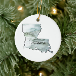 Louisiana Staat Illustration Keramik Ornament