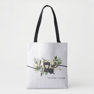 Louisiana Staat Personalisiert Ihre Zuhause City R Tasche