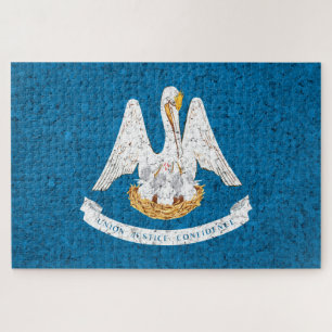 Louisiana Staatliche Fahne