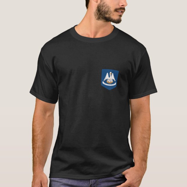 Louisiana Staatsflagge Staat Louisiana Souvenir A T-Shirt (Vorderseite)