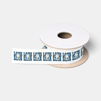 Louisiana Staatsflagge Typografie-Design Satinband