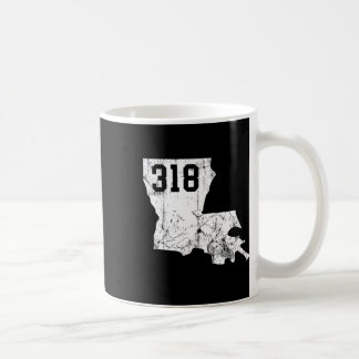 Louisiana State Area Code 318 T-Shirt New Orleans Kaffeetasse