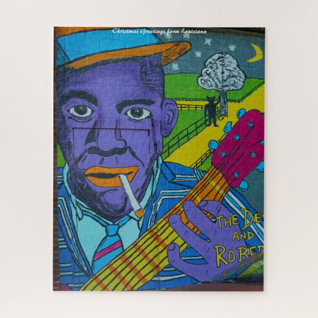 Louisiana Street Art.Christmas Grüße (Vertikal)