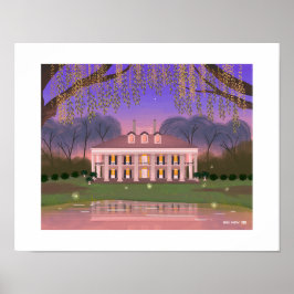 Louisiana Südliches Herrenhaus Kunstdrucken Poster