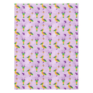 Louisiana Themed Mardi Gras Tischdecke