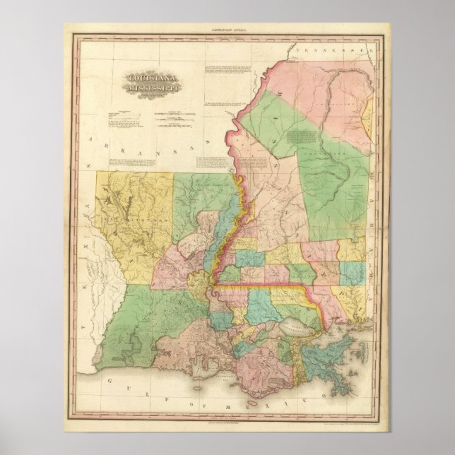 Louisiana und Mississippi 2 Poster (Vorne)