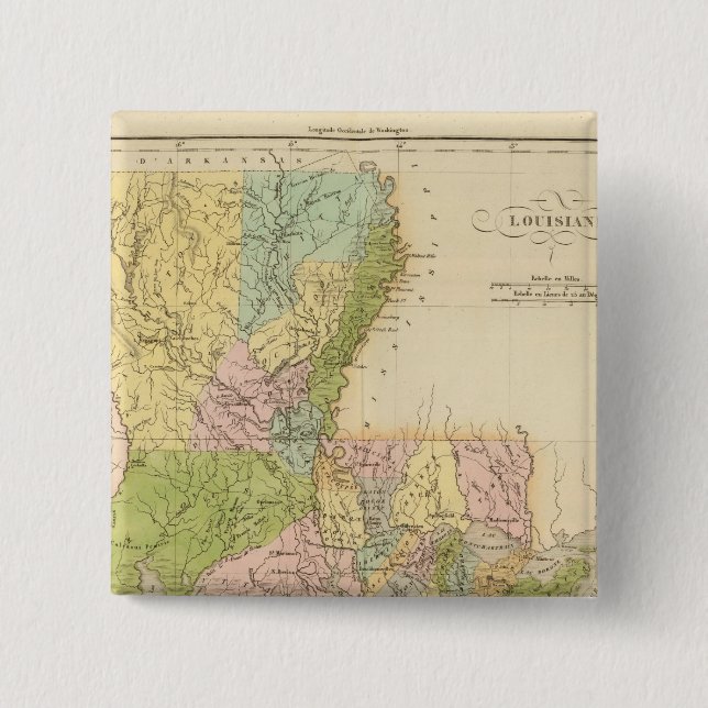 Louisiana USA Button (Vorderseite)