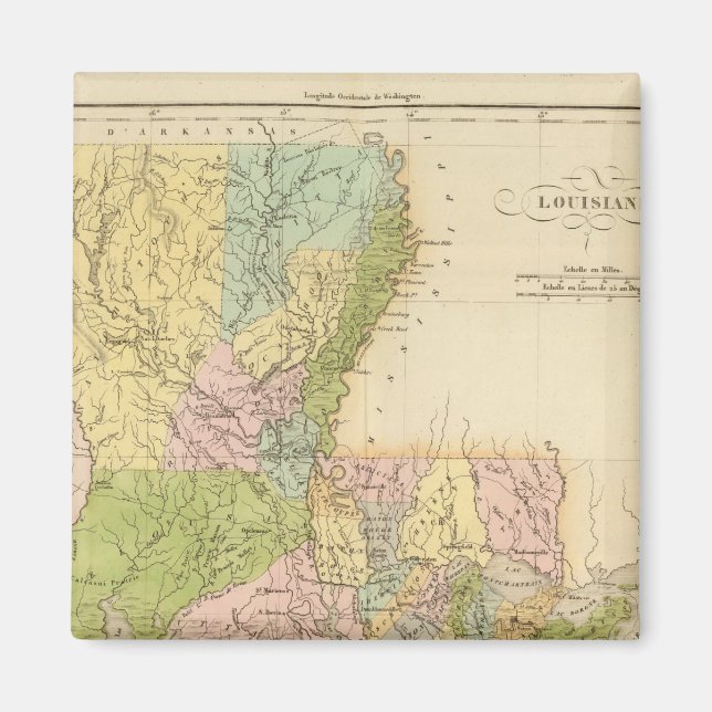 Louisiana USA Magnet (Vorne)