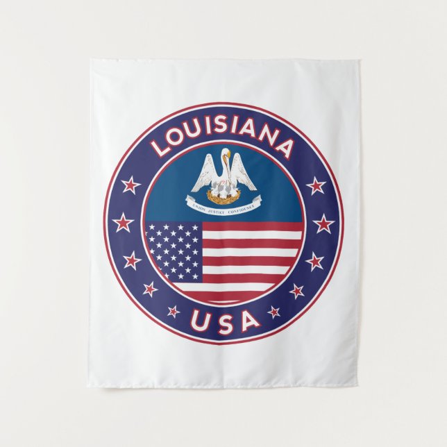 Louisiana Wandteppich (Vorderseite)