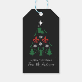 Louisiana Weihnachtsfeiertag Cajun Geschenkanhänger