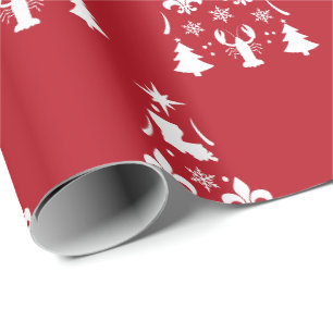 Louisiana Weihnachtsfeiertag Cajun Geschenkpapier