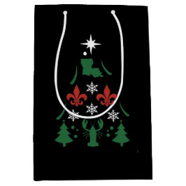 Louisiana Weihnachtsfeiertag Cajun Mittlere Geschenktüte