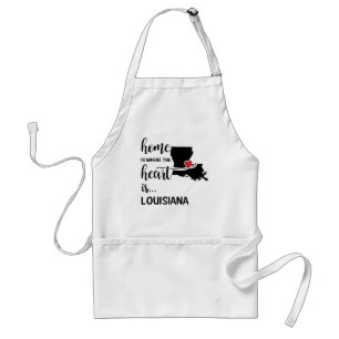 Louisiana Zuhause ist das Herz Schürze