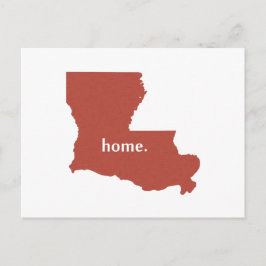 Louisiana Zuhause Silhouette Staat Karte