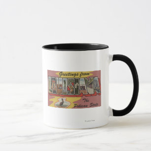LouisianaGroße BuchstabenszenenLouisiana 2 Tasse