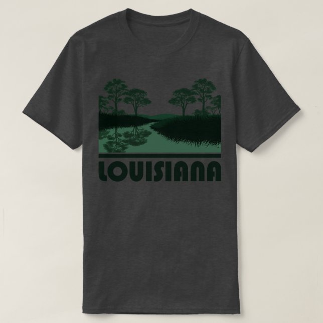 Louisiane et nature TShirt (Design devant)