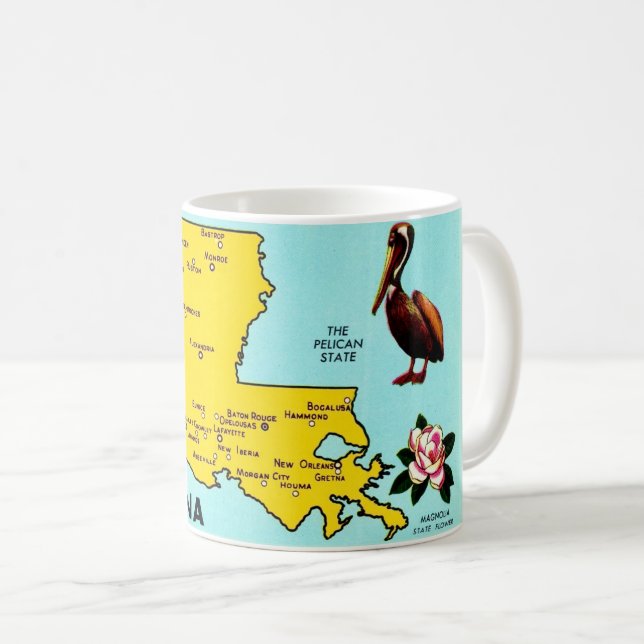 Louisiane - Pelican State Mug (Devant droit)