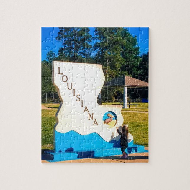 Louisiane Welcome Puzzle (Vertical)