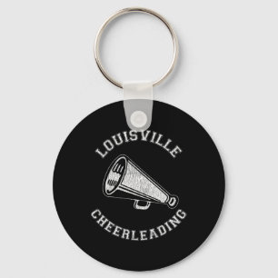Louisville Cheer Distressed Retro 90er Cheerleader Schlüsselanhänger