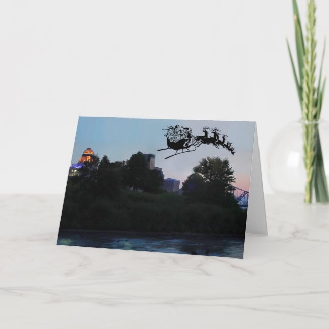 Louisville Christmas Feiertagskarte (Vorderseite)