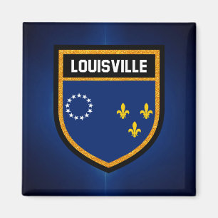 Louisville-Flagge Magnet
