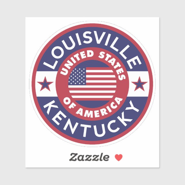 LOUISVILLE, Kentucky Aufkleber (Blatt)